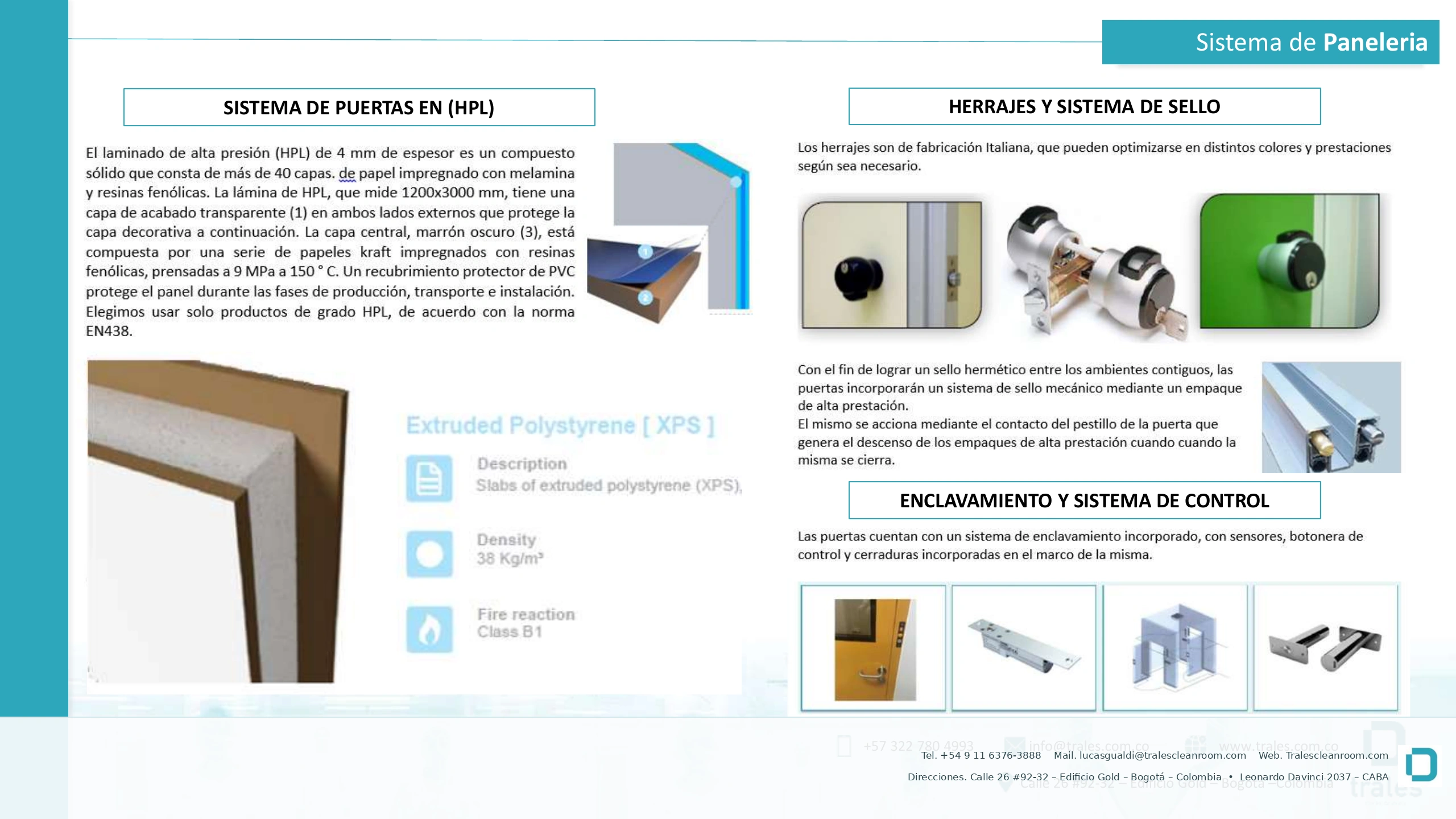 Puertas y accesorios de panelería